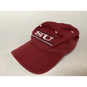 Shenandoah University Hat Maroon Adjustable The Game Strapback Dad Hat Ball Cap